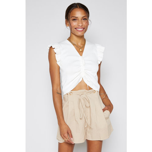 Sadie & Sage Playa Ruffle Knit Top Sadie & Sage Playa Ruffle Knit Top