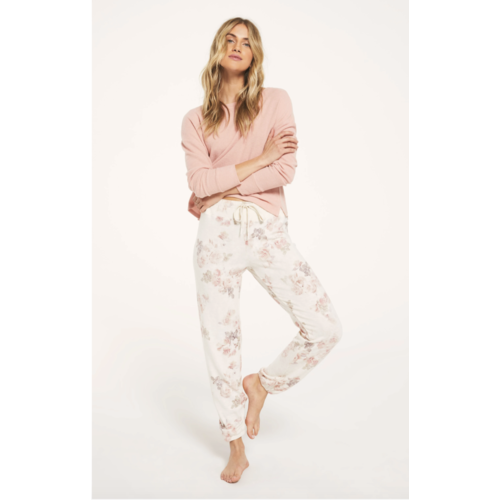 ZSupply Ava Floral Jogger Bone ZSupply Ava Floral Jogger Bone