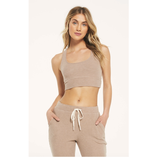 ZSupply Sia Rib Tank Bra Cocoa ZSupply Sia Rib Tank Bra Cocoa