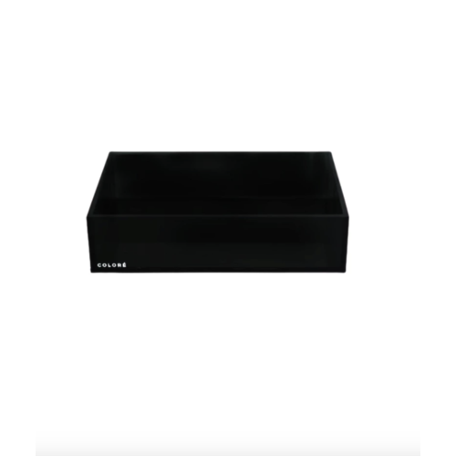 Coloré Medium Tray - Opaque Black Coloré Medium Tray - Opaque Black