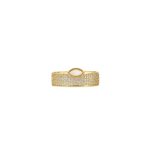 Lili Claspe Marquise Cigar Ring Pave Lili Claspe Marquise Cigar Ring Pave