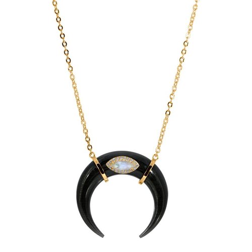 Lili Claspe Reina Horn Onyx Lili Claspe Reina Horn Onyx