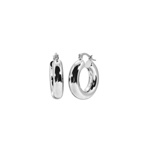 Lili Claspe Faye Hoops Medium Silver Lili Claspe Faye Hoops Medium Silver