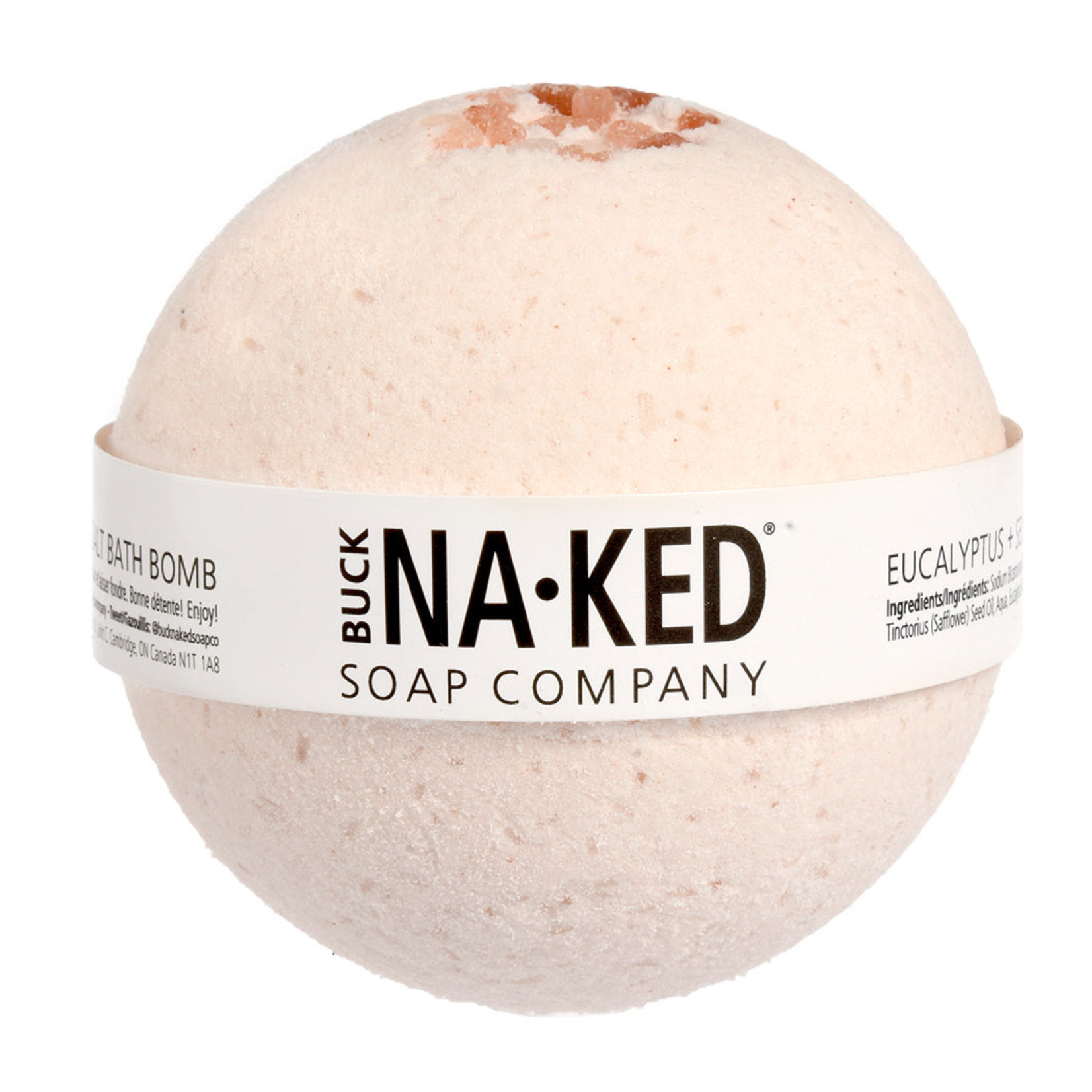 Buck Naked Soap Company Eucalyptus + Himalayan Salt Bath Bomb