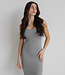 X C'est Moi Rib Dress Heather Silver