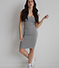 X C'est Moi Rib Dress Heather Silver