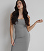 X C'est Moi Rib Dress Heather Silver