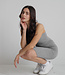 X C'est Moi Rib Dress Heather Silver