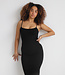X C'est Moi Rib Dress Black