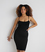 X C'est Moi Rib Dress Black