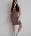 X C'est Moi Rib Dress Mocha