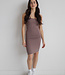 X C'est Moi Rib Dress Mocha
