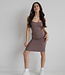 X C'est Moi Rib Dress Mocha