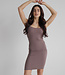 X C'est Moi Rib Dress Mocha