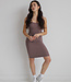 X C'est Moi Rib Dress Mocha