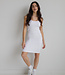 X C'est Moi Rib Dress White