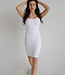 X C'est Moi Rib Dress White