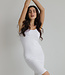 X C'est Moi Rib Dress White