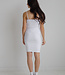X C'est Moi Rib Dress White