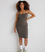 X C'est Moi Rib Dress Khaki