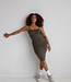 X C'est Moi Rib Dress Khaki