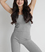 X C'est Moi Bamboo Rib Crop Cami Heather Silver
