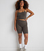 X C'est Moi Bamboo Rib Bike Short Khaki
