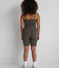 X C'est Moi Bamboo Rib Bike Short Khaki