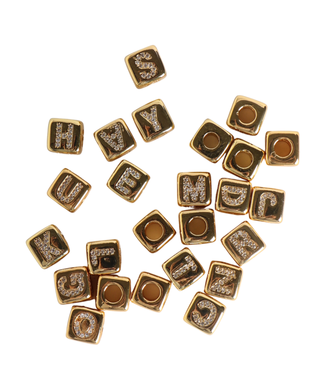Letter Block Charms