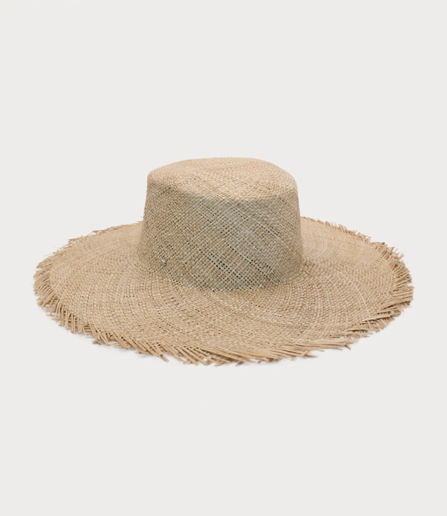 Ace of Something Leonora Bao Straw Boater en Natural