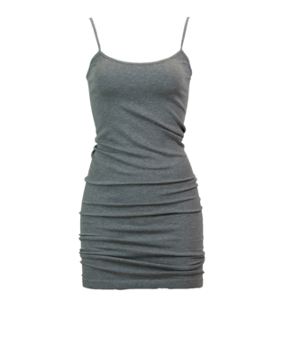 X C'est Moi Rib Dress Heather Silver