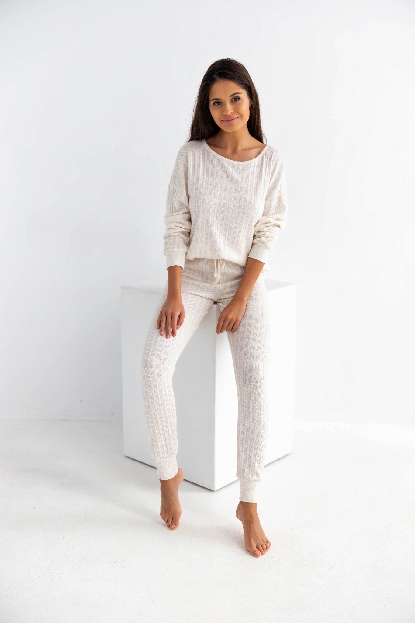 Beige Bamboo Pyjama Set - LE BROW BAR