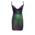 Sharay Iridescent Dress Multicolour - 10