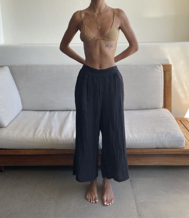 Made in Italy Pantalon en lin Madison