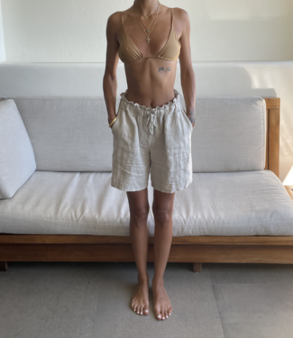 Made in Italy Martha Linen Shorts