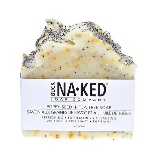 Buck Naked Soap Company Tea Tree & Poppyseed Soap Buck Naked Soap Company Tea Tree & Poppyseed Soap