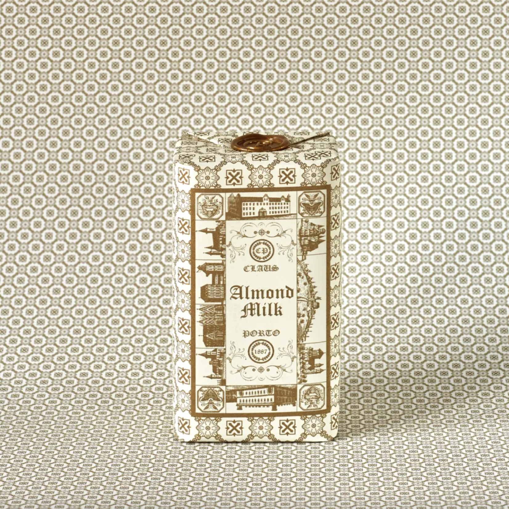 Claus Porto Double Almond Milk Wax Sealed Soap 150g
