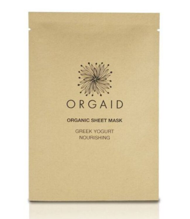 Orgaid Orgaid Masque en feuille nourrissant au yogourt grec
