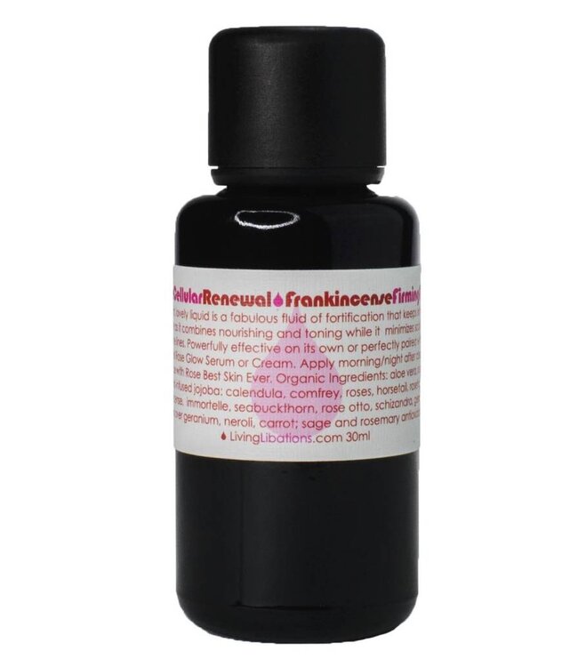 Living Libations Rose Cellular Renewal Frankincense Firming Fluid