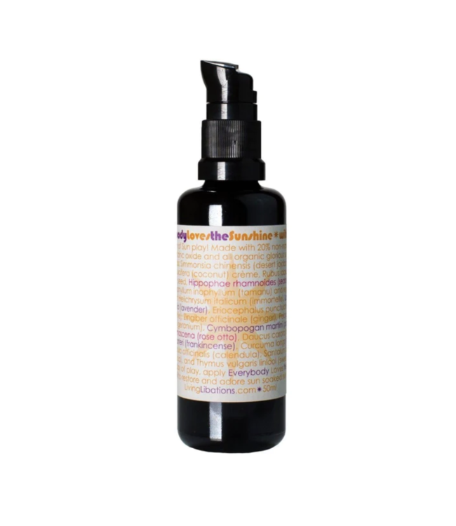 Living Libations Everybody Loves the Sunshine Zinc Lotion