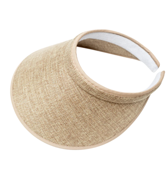 De La Heart Wide Brim Visor - Sand