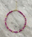 Gemstone Raspberry Jade Necklace