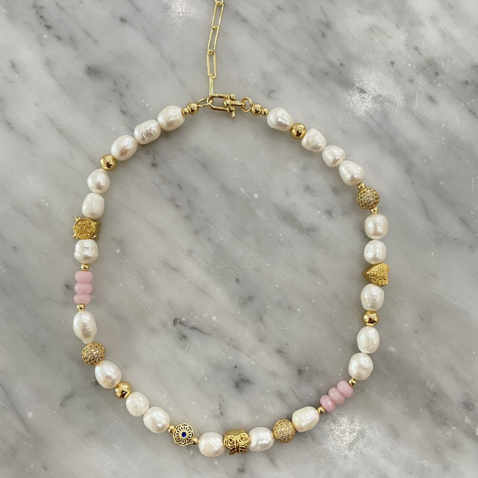 Freshwater Pearl Gemstone Necklace