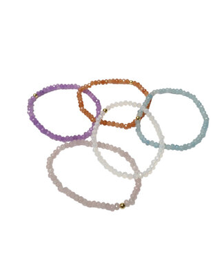 Bracelet de perles en jade et pierres précieuses