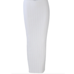 SNDYS The Label Baha Ribbed Skirt - White