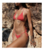Sharay Crystal Bikini Red