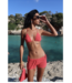 Sharay Short en crochet fait main Corail