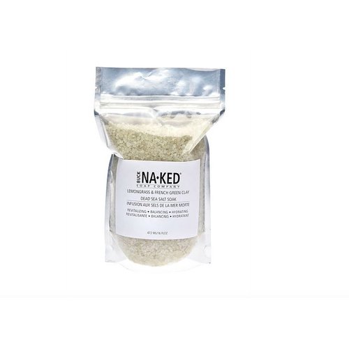 Buck Naked Soap Company Lemongrass & French Green Clay Dead Sea Salt Soak Buck Naked Soap Company Lemongrass & French Green Clay Dead Sea Salt Soak
