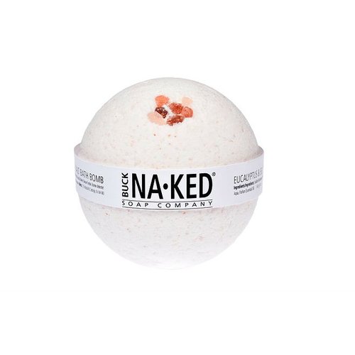 Buck Naked Soap Company Eucalyptus & Himalayan Salt Bath Bomb Buck Naked Soap Company Eucalyptus & Himalayan Salt Bath Bomb