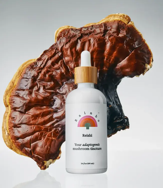 Rainbo Mushrooms Reishi Mushroom TinctureTeinture de champignons Reishi